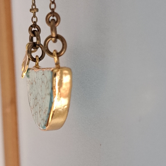 Half Moon Turquoise Pendant - Picture 2 of 13